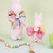 Easter Ribbon Wired 6 Rolls 2.5 Inch x 36 Yards TTL, Eggs and Bunny Easter Ribbons for Baskets, Striped and Polka Dot Wide Ribbons for Crafts Spring Wreath Gift Wrapping Bow Decoration